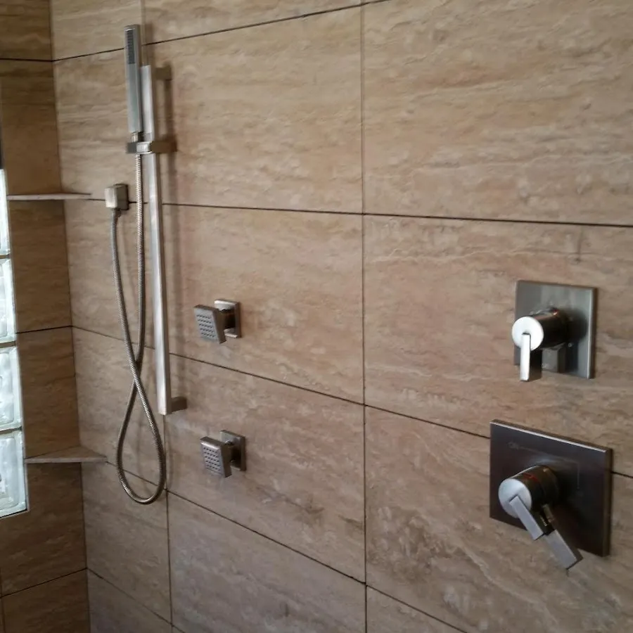 Shower fixture installation for Water Heater Replacement in Goffstown